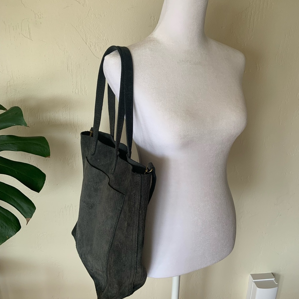 Madewell Teal Leather Crossbody Purse Bag